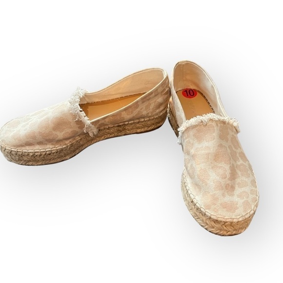 Splendid Laney Animal Print Espadrilles Size 10 - Picture 5 of 10